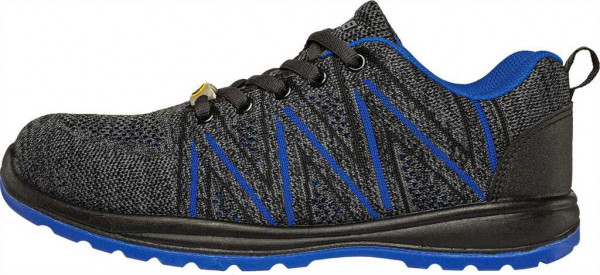 Bennon ESD Sicherheits-Halbschuh S1, Knitter ESD Blue Low, Weite 11