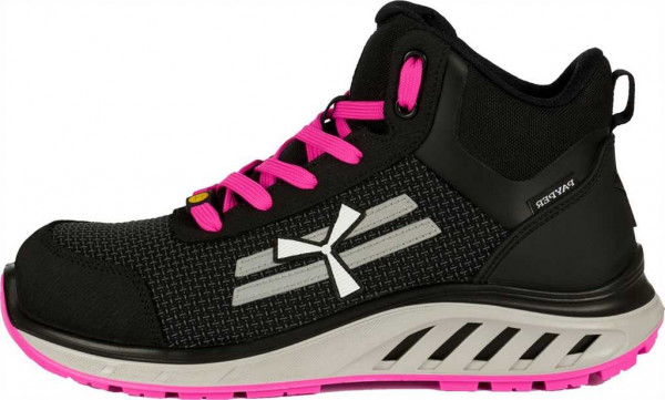 Payper ESD Damen Sicherheits-Schnürstiefel S3S, X-Mars Mid S00975-P153-S0413, rock nebula