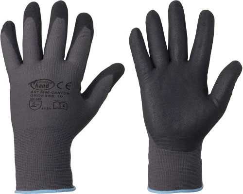 Strick-Handschuhe, Nylon, Nitrilschaum-beschichtet, Gr. 7-11