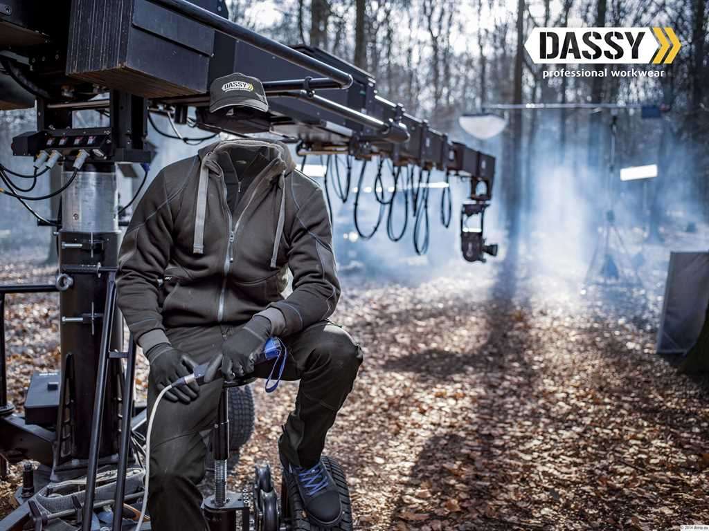 Dassy Arbeitshose mit Holstertaschen und Kniepolstertaschen Magnetic PESCO63 Lehmbraun/Anthrazitgrau
