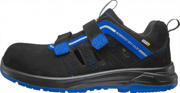 Bennon ESD Sicherheits-Sandale S1PS, Tron ESD NM blue Sandal, Weite extrabreit