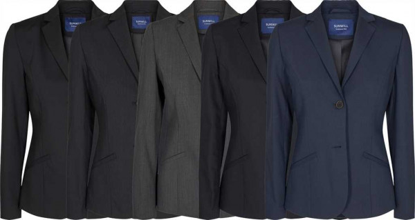 Sunwill Blazer, Traveller Bistretch Regular, Damen, 43%Wolle/53%PES/4%Lycra